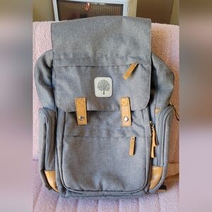 Gray Canvas Birch Bag Backpack